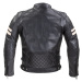 W-TEC Milano Pánská kožená bunda černá