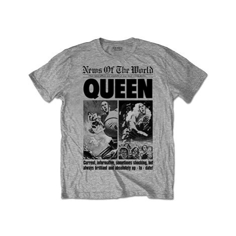Queen - News of the World 40th Front Page - velikost L Multiland