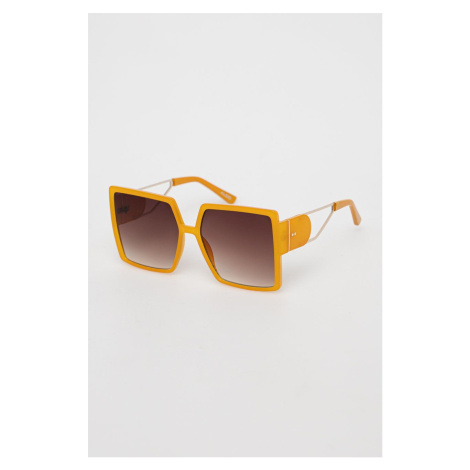 Sluneční brýle Aldo Annerelia dámské, žlutá barva