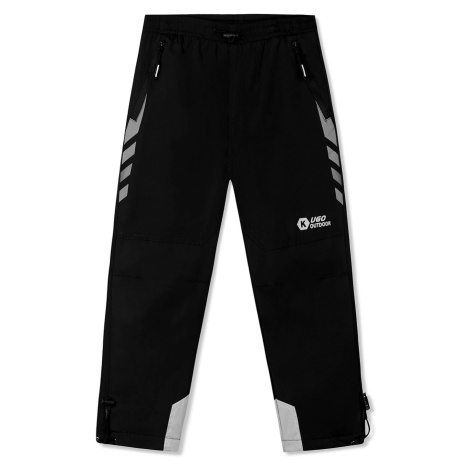 Chlapecké šusťákové kalhoty, zateplené - KUGO DK7091k, černá Barva: Černá