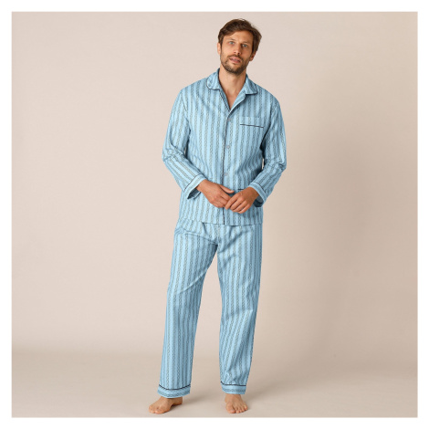 Blancheporte Klasické pyžamo, flanel modrá