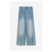 H & M - Široké kalhoty - modrá