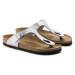 Birkenstock Gizeh Birko-Flor Silver Regular Fit