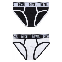 Spodní prádlo diesel um-andre 2-pack-basic und short černá