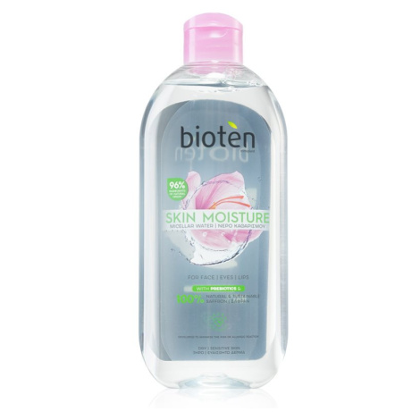 Bioten Skin Moisture čisticí a odličovací micelární voda pro suchou a citlivou pokožku 400 ml