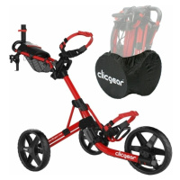 Clicgear Model 4.0 SET Matt Red Manuální golfové vozíky