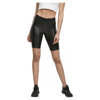 Urban Classics Ladies Imitation Leather Cycle Shorts