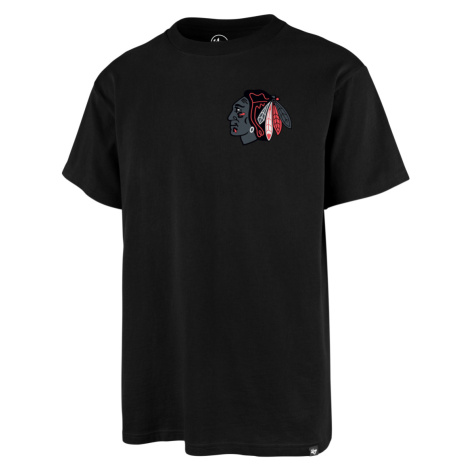 Chicago Blackhawks pánské tričko Backer 47 ECHO Tee black 47 Brand
