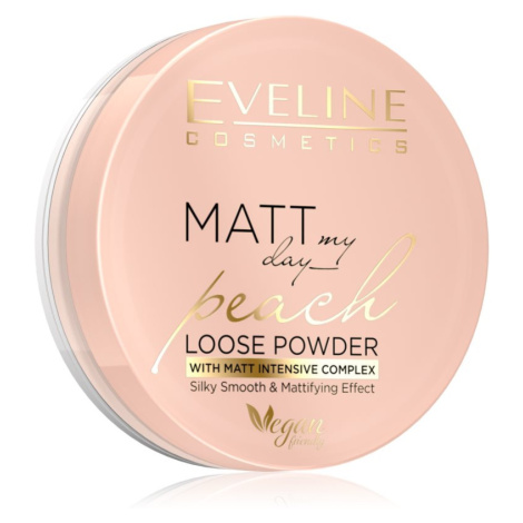 Eveline Cosmetics Matt My Day fixační pudr s matným efektem odstín Peach 6 g