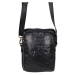 Sendi Design Pánská kožená taška přes rameno Tibor černá