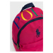 Dětský batoh Polo Ralph Lauren růžová barva, velký, s aplikací