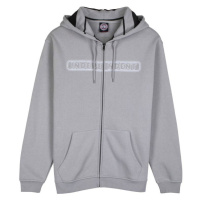 MIKINA INDEPENDENT Bar Stitch Zip Hood - šedá