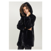 Urban Classics Ladies Hooded Teddy Coat black