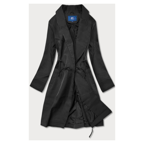 Tenký černý dámský kabát (AG5-011) Ann Gissy | Modio.cz