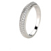 OLIVIE Stříbrný prsten s čirými zirkony od Olivie 2181