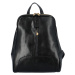 Luxusní dámský kožený batoh Robin, černá