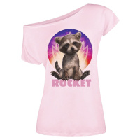 Strážci galaxie Cute Rocket Dámské tričko světle růžová