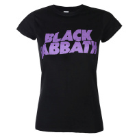 Tričko metal dámské Black Sabbath - Wavy Logo - ROCK OFF - BSTSP04LB