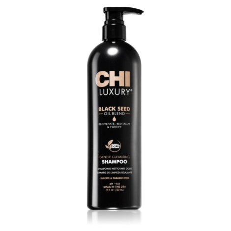 CHI Luxury Black Seed Oil Gentle Cleansing Shampoo jemný čisticí šampon 739 ml
