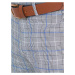 pánské textilní karované chino kalhoty UX3791