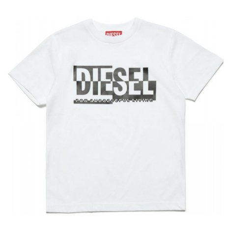 Tričko diesel tgun maglietta bílá