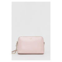 Kožená kabelka Dkny růžová barva, R83E3655