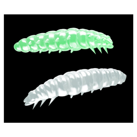 Libra Lures Larva Glow UV green - 3cm 15ks