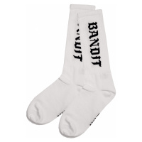 Bandit Intenso vysoké pánské ponožky bavlna bílá