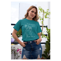 MMO Dámské tričko Nejkrásnější slovo Barva: Smaragdově zelená