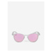 Růžovo-transparentní dámské sluneční brýle VUCH Tessa