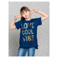Dívčí triko - Winkiki WTG 01800, tmavě modrá Barva: Modrá