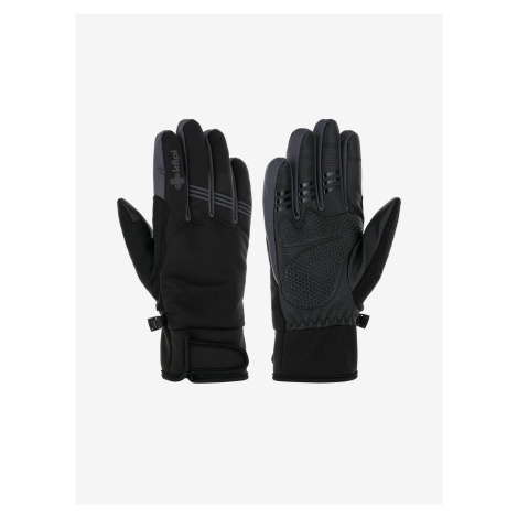 Černé softshellové rukavice Kilpi Cinqo