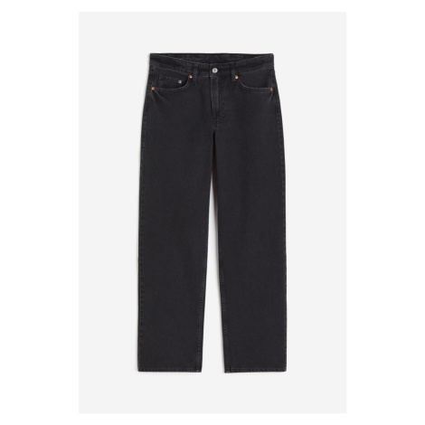 H & M - 90s Baggy Low Jeans - černá H&M