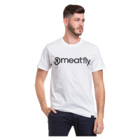 Meatfly tričko Logo 20 B - White