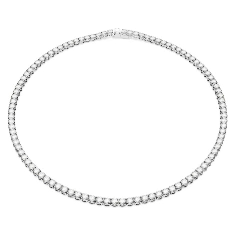Swarovski Luxusní náhrdelník s čirými krystaly Matrix Tennis 5681796cm