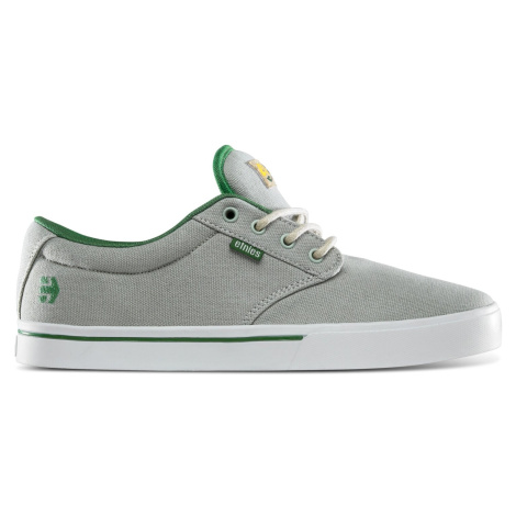 Etnies pánské boty Jameson 2 Eco X Tftf Grey / White / Green | Šedá