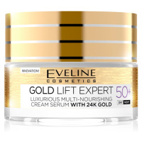 Eveline Cosmetics Gold Lift Expert denní a noční krém proti vráskám 50+ 50 ml