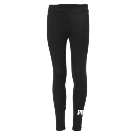 Puma ESSENTIALS LOGO LEGGINGS Dívčí legíny, černá, velikost