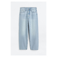 H & M - 90s Baggy Low Jeans - modrá