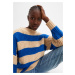 Bonprix BODYFLIRT svetr s pruhy Barva: Béžová, Mezinárodní