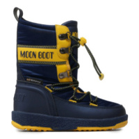 Chlapecké vysoké zimní boty MOON BOOT Boy Sport K blue yellow