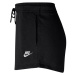 Nike SPORTSWEAR ESSENTIAL Dámské sportovní šortky, černá, velikost