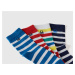 Benetton, Set Of Striped Jacquard Socks