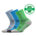Dětské ponožky VoXX - Bomberik uni, světle modrá, modrá, zelená Barva: Mix barev