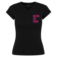 Ladies Waiting For Friday Box Tee černé