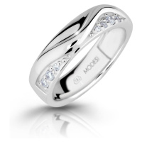 Modesi Módní stříbrný prsten se zirkony M16026 60 mm