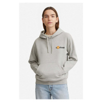 Bavlněná mikina Wood Wood X Garfield Jenn Hoodie Double Trouble 30042401-2424 GREY MELANGE dámsk