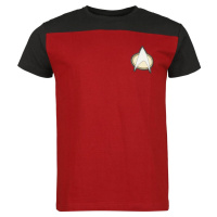 Star Trek Logo Tričko cervená/cerná