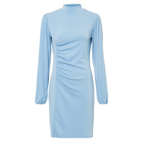 Bonprix BODYFLIRT šaty s řasením na boku Barva: Modrá, Mezinárodní