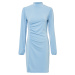 Bonprix BODYFLIRT šaty s řasením na boku Barva: Modrá, Mezinárodní
